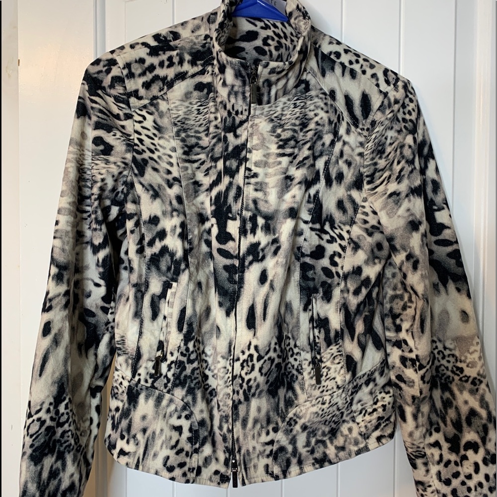 Animal print jacket